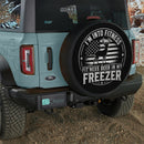 I'm Into Fitness Deer In My Freezer Car Spare Tire Cover