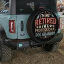 Professional Dog Grandpa Car Spare Tire Cover