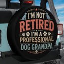Professional Dog Grandpa Car Spare Tire Cover