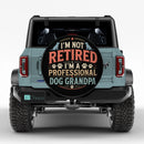 Professional Dog Grandpa Car Spare Tire Cover