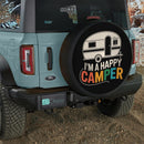 I'm A Happy Camper Van Jeep Car Spare Tire Cover