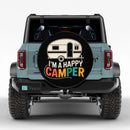 I'm A Happy Camper Van Jeep Car Spare Tire Cover