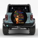I am The Storm Black Woman Jeep Car Spare Tire Cover