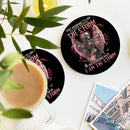 I Am The Storm Skull Ceramic Decor Coaster - Gift Idea