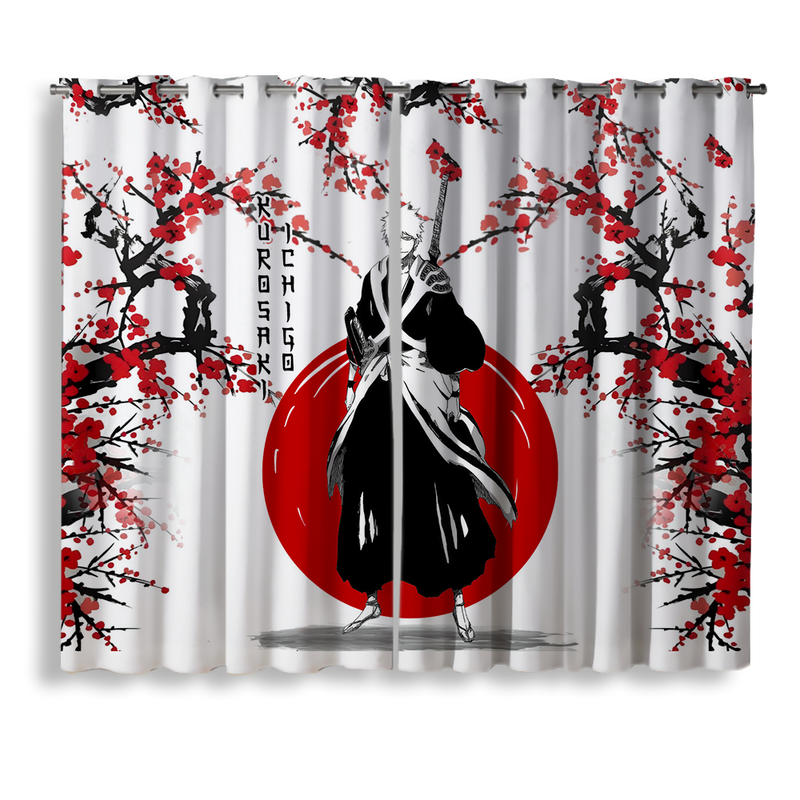 Ichigo Bleach Anime Japan Style Window Curtain