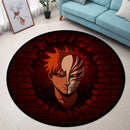 Ichigo Bleach Anime Break Wall Round Rug