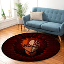 Ichigo Bleach Anime Break Wall Round Rug