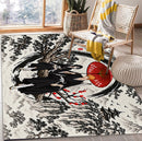 Ichigo Kurosaki x Rukia Kuchiki Bleach Japan Ink Style Rectangular Area Rug