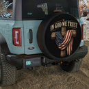 In God We Trust Cross Car Spare Tire Cover