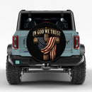 In God We Trust Cross Car Spare Tire Cover