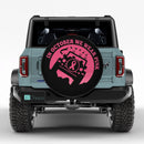In October We Were Pink Ribbon Breast Cancer Car Spare Tire Cover