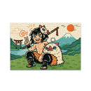 Inosuke Hashibira Demon Slayer Fuji Japan Jigsaw Puzzle