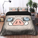 Inosuke Hashibira Face Demon Slayer Bedding Set