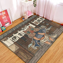 Japan Inosuke Demon Slayer Rectangular Area Rug