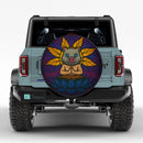 Yoga Meditation Mandala Inosuke Demon Slayer Stained Glass Jeep Car Spare Tire Cover