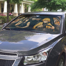Inosuke Hashibira x Zenitsu Agatsuma Demon Slayer Car Auto Sunshades