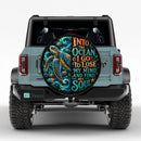 Turtle Find My Soul Car Spare Tire Cover