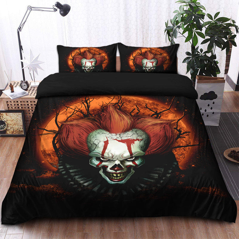 It Pennywise Moonlight Bedding Set Duvet Cover And 2 Pillowcases Nearkii