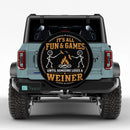Funny Campfire Weiner Joke Car Spare Tire Cover