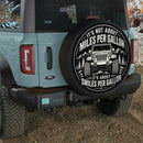 It's Not About Miles Per Gallon It's About Smiles Per Gallon Car Spare Tire Cover