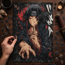 Itachi Uchiha Genjutsu Rectangle Jigsaw Puzzle