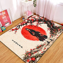 Itachi Uchiha Cherry Blossom Rectangular Area Rug