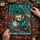 Izuku Midoriya In Anime My Hero Academia Rectangle Jigsaw Puzzle