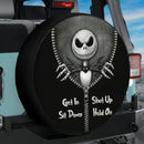 Jack Nightmare Zip Get In Shit Down Shut Up Hold On Car Spare Tire Cover