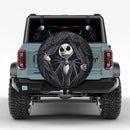 Jack Skellington Hide Curtain Jeep Car Spare Tire Cover