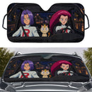James Meowth Jessie Pokemon Car Auto Sunshades