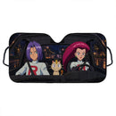 James Meowth Jessie Pokemon Car Auto Sunshades