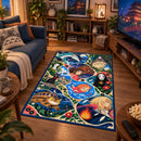 Japanese Fantasy Area Ghibli Studio Rectangular Area Rug