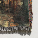 Japanese Street Woven Throw Blanket