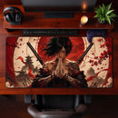 Japanese Warrior Girl Desk Mat