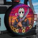 Jason Voorhees Friday The 13th Movie Stained Glass Jeep Car Spare Tire Cover