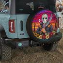 Jason Voorhees Friday The 13th Movie Stained Glass Jeep Car Spare Tire Cover