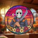 Jason Voorhees Friday the 13th Movie Stained Glass Suncatcher