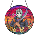 Jason Voorhees Friday the 13th Movie Stained Glass Suncatcher