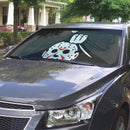 Jason Voorhees Friday the 13th Horror Movie Hide Gray Car Auto Sunshades