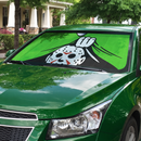 Jason Voorhees Friday the 13th Horror Movie Hide Green Car Auto Sunshades