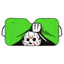 Jason Voorhees Friday the 13th Horror Movie Hide Green Car Auto Sunshades
