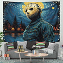 Jason Voorhees Horror Movie Starry Night Tapestry