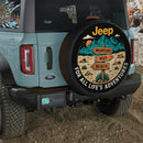 Jeep For All Life's Adventures Car Spare Tire Cover