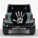 Jeep Hand B&W Camo Car Spare Tire Cover