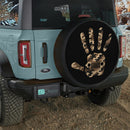 Jeep Hand Brown Camo Car Spare Tire Cover
