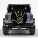 Jeep Hand Green Camo Car Spare Tire Cover