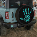 Jeep Hand Mint Camo Car Spare Tire Cover