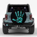 Jeep Hand Mint Camo Car Spare Tire Cover