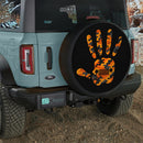 Jeep Hand Orange Camo Car Spare Tire Cover