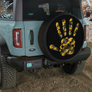 Jeep Hand Yellow Camo Car Spare Tire Cover